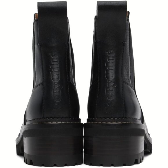 NEW See By Chloe - Size EU 41 (US 10-10.5), Women's Mallory Chelsea Boots, Black - Picture 2 of 4